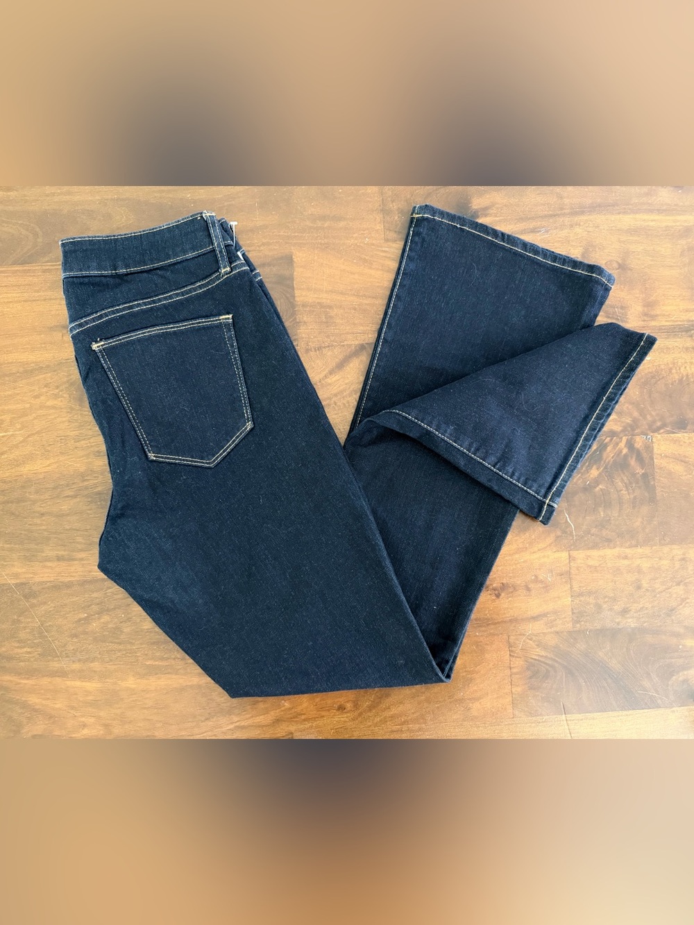 GAP Curvy Perfect Boot Dark Indigo Jeans • Size 30